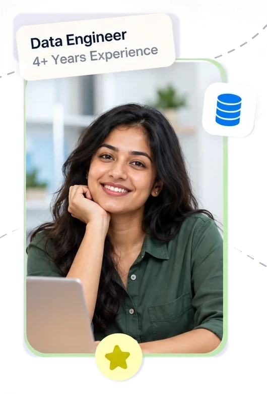 Data engineer with four years of experience, top rated