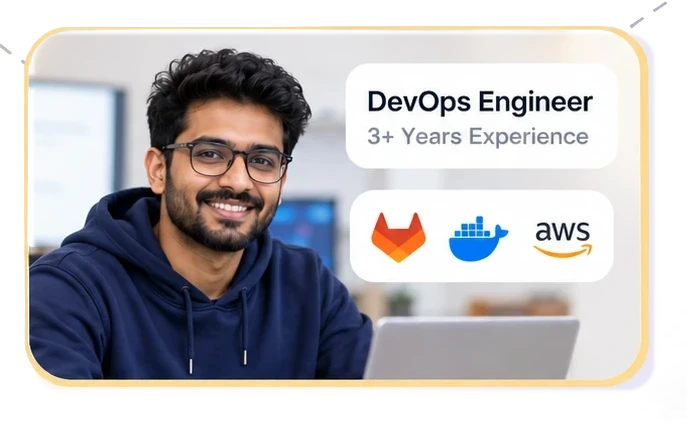 DevOps engineer with three years of experience across AWS and Docker